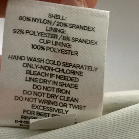 Shade & Shore Bikini Top 38D Hawaiian Tropical Lemon Print Underwire Pushup - Picture 9 of 10